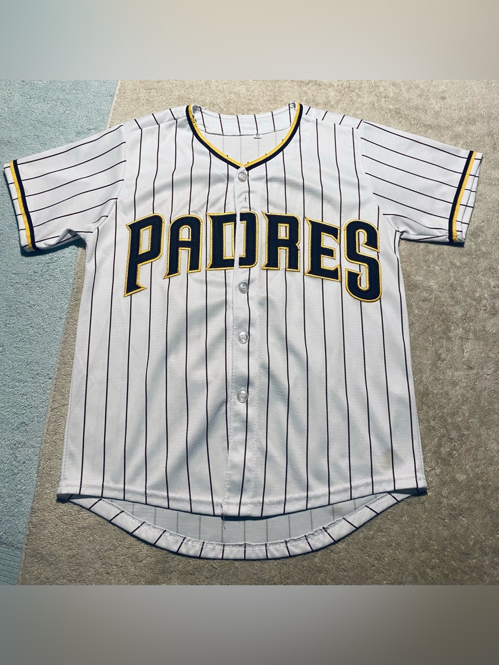 Manny Machado Youth Boys Medium San Diego Padres MLB Jersey Embroidered